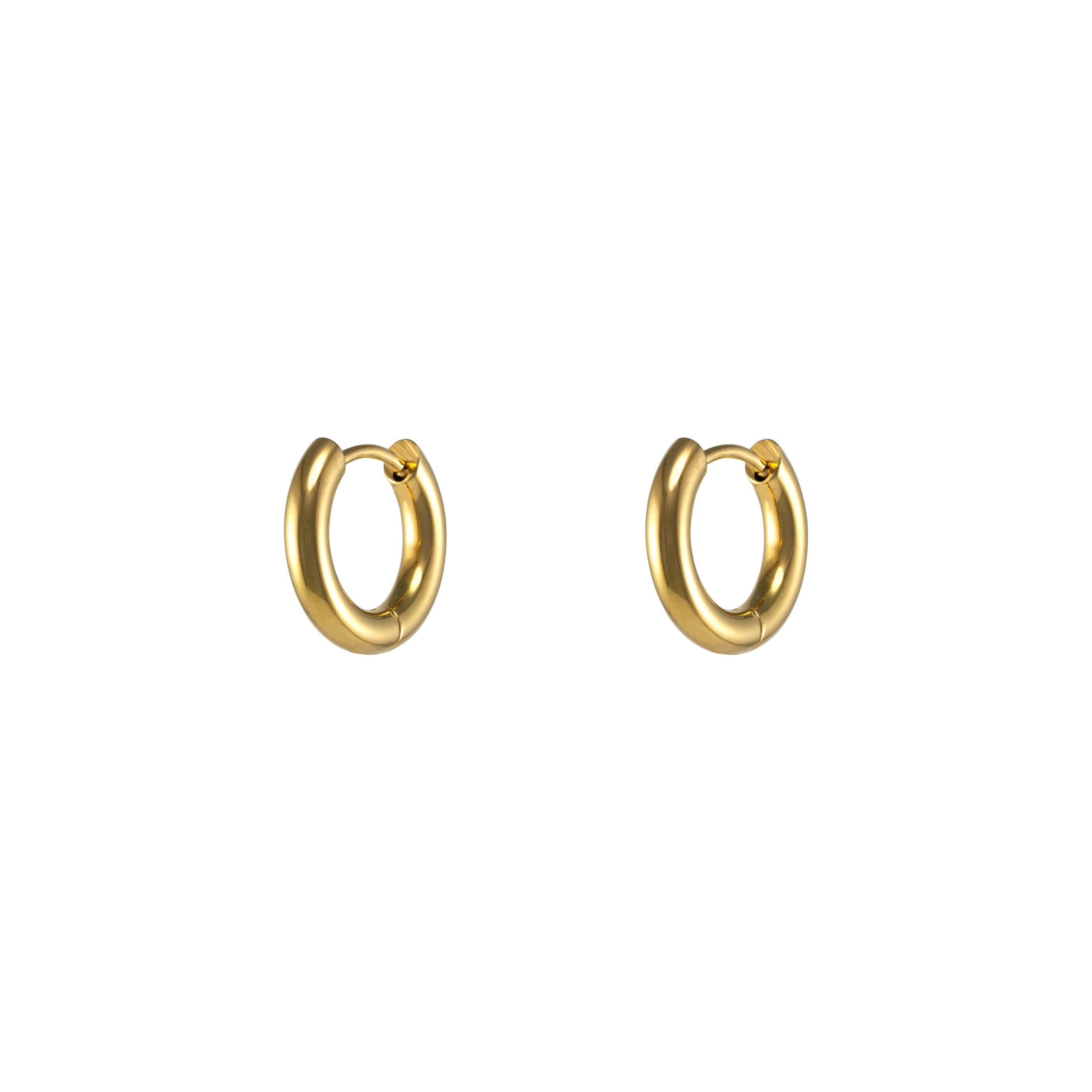 Mini Hoop Earrings - Gold