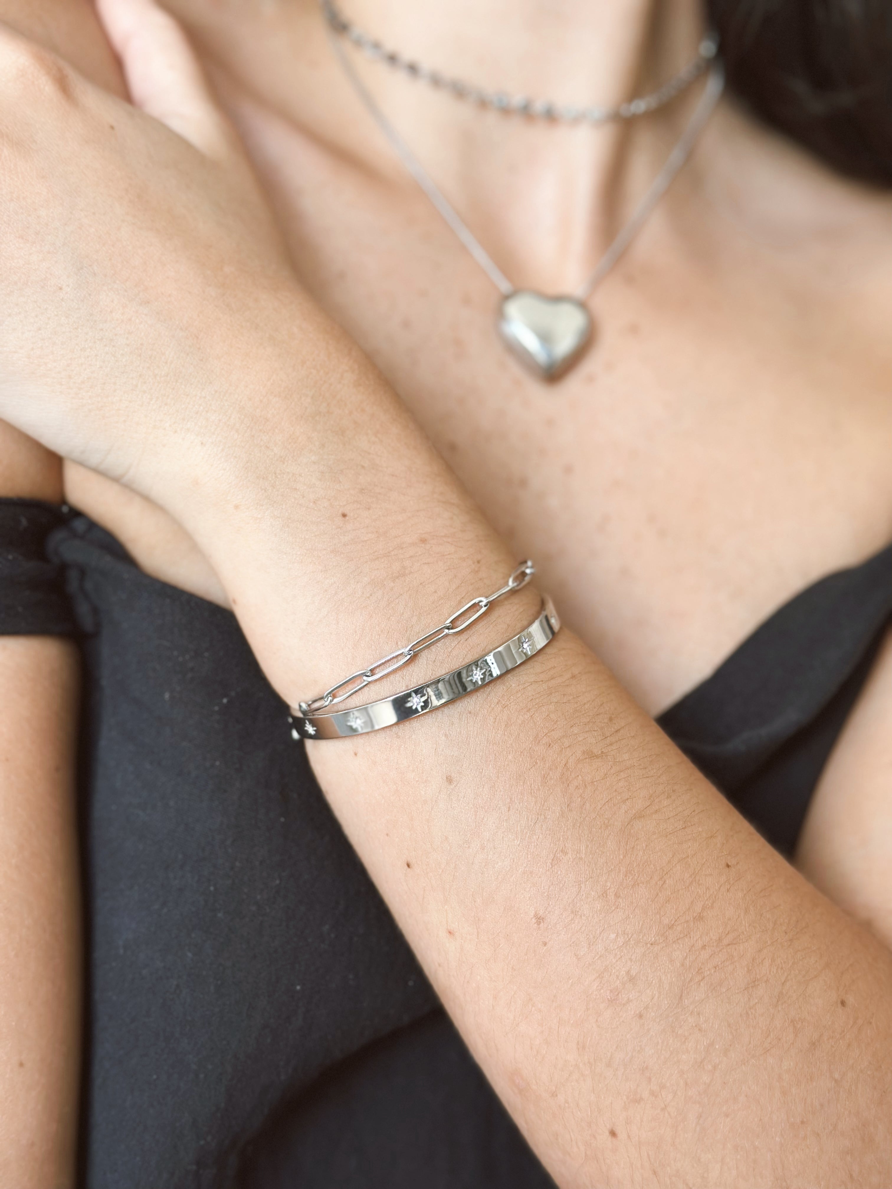 Paperclip Bracelet - Silver