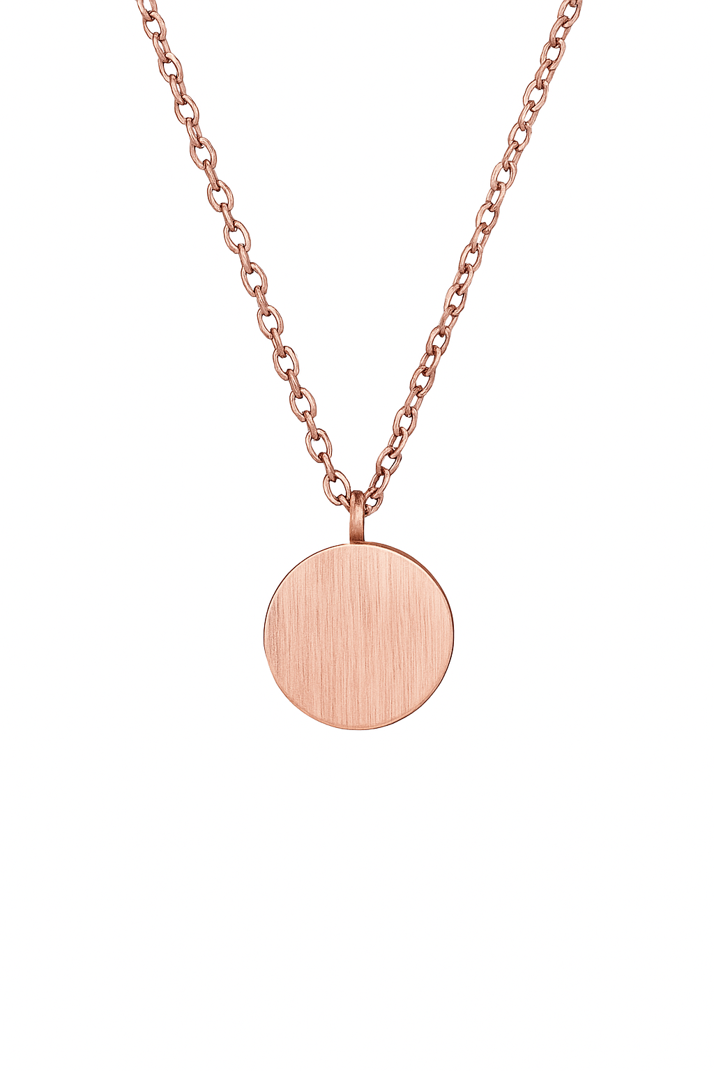 Matte Disc Necklace