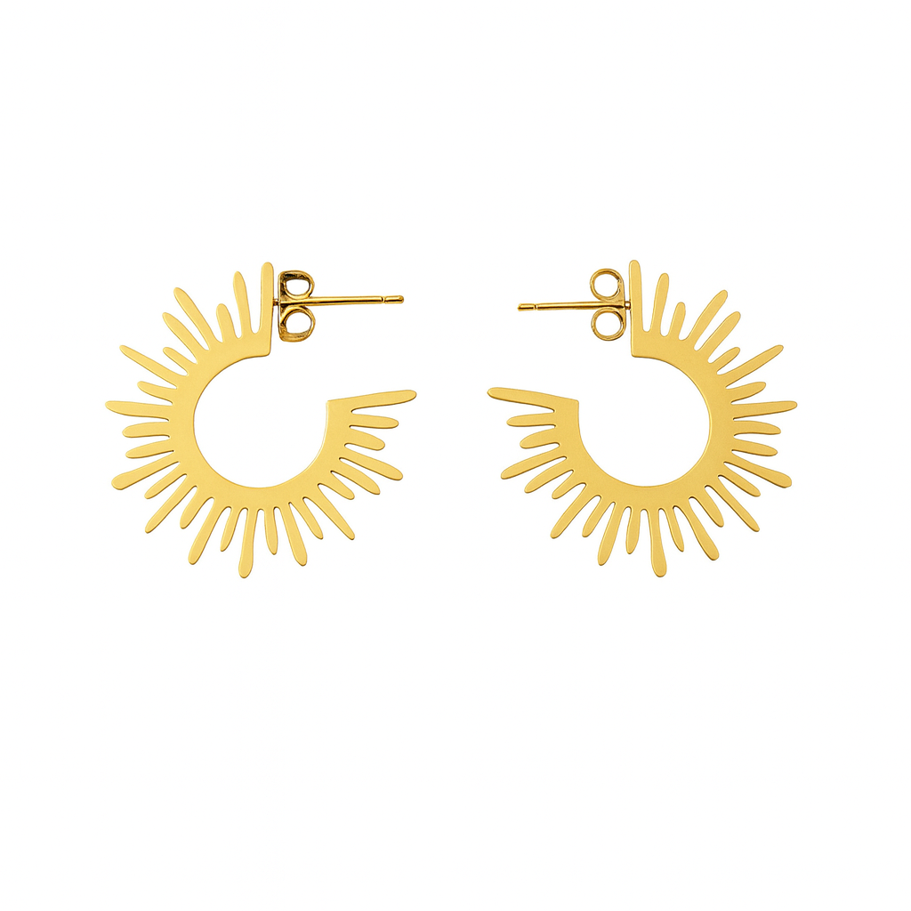 Starburst Earrings - Gold