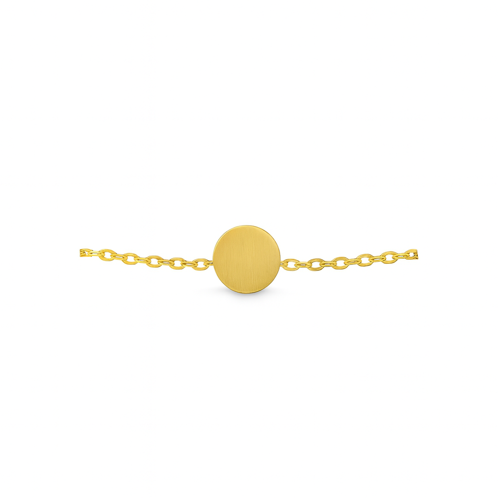Matte Disc Bracelet