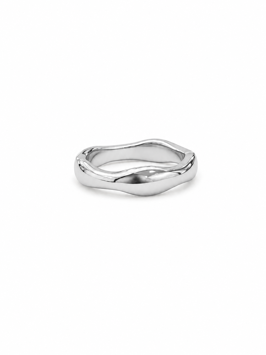 Organic Ring Silver - 4mm