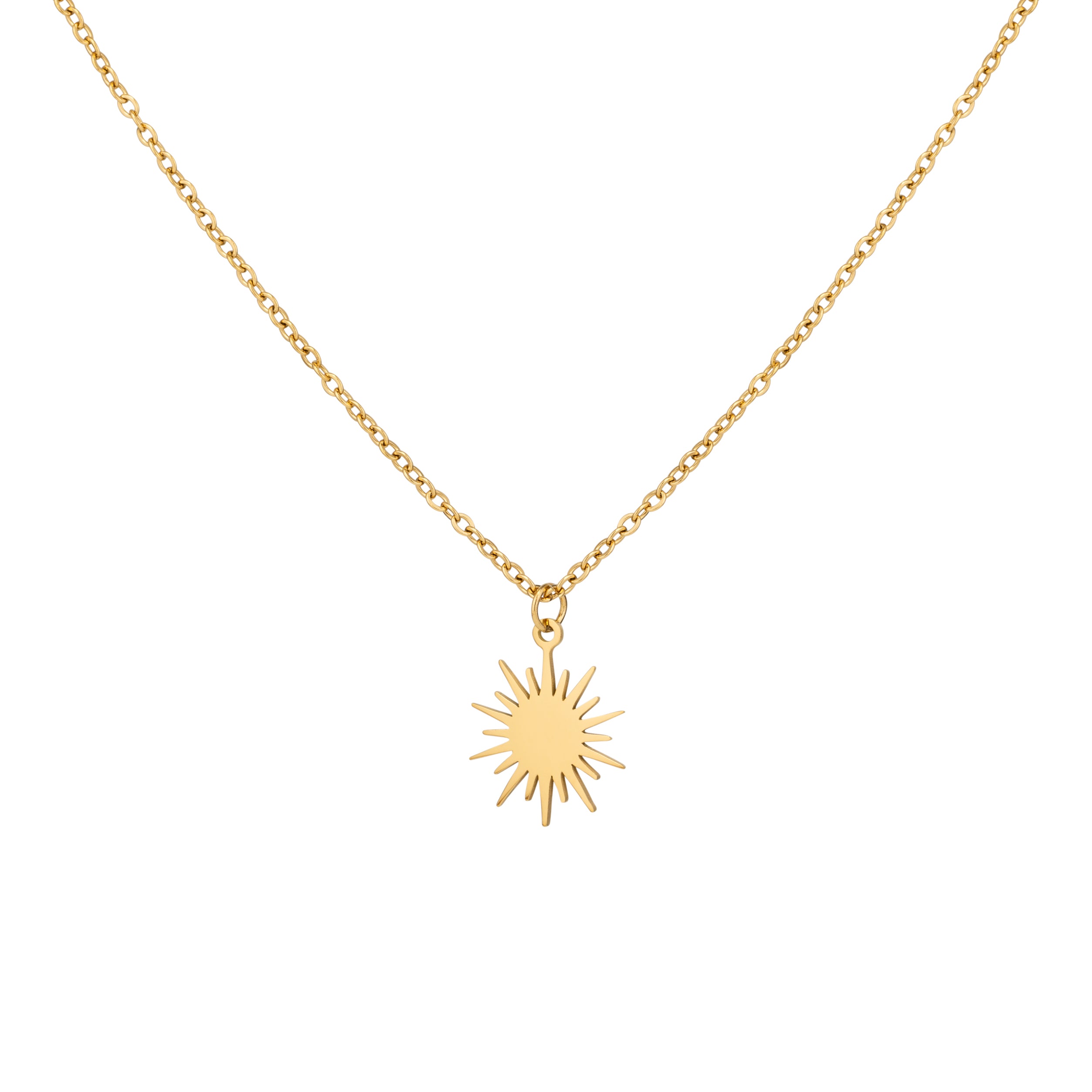 Lightbeam Necklace - Gold