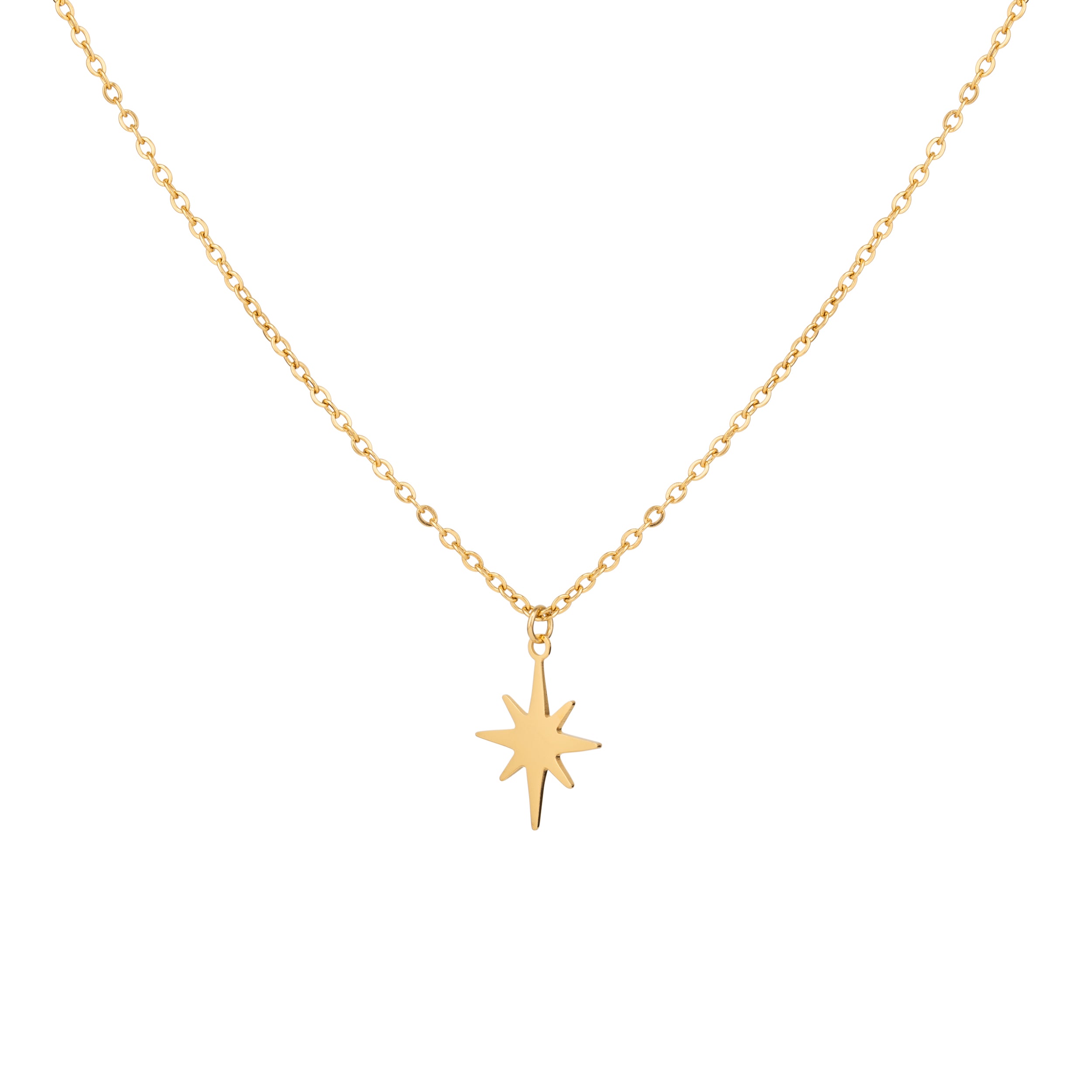 Northern Star Necklace - Gold