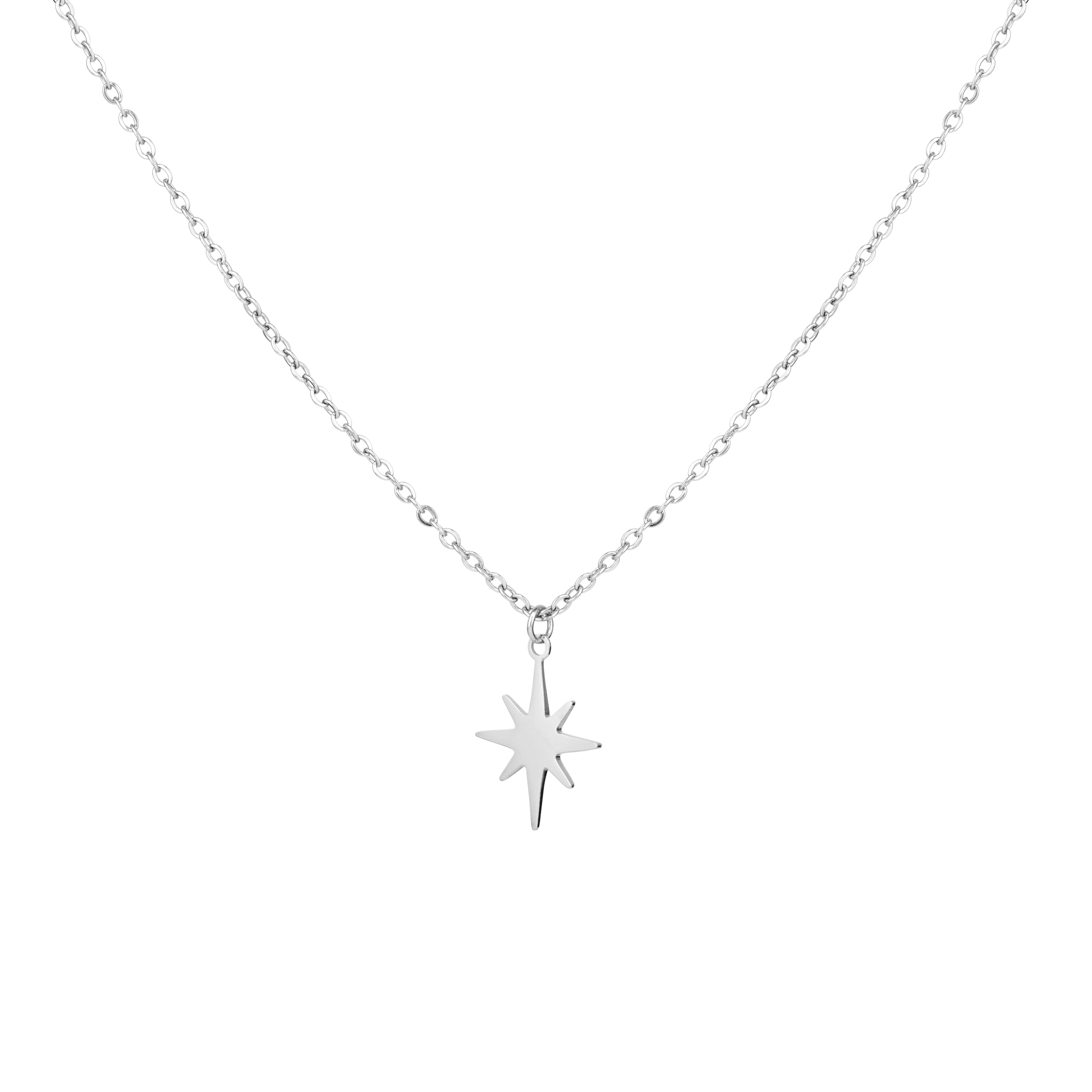 Northern Star Necklace - Silver