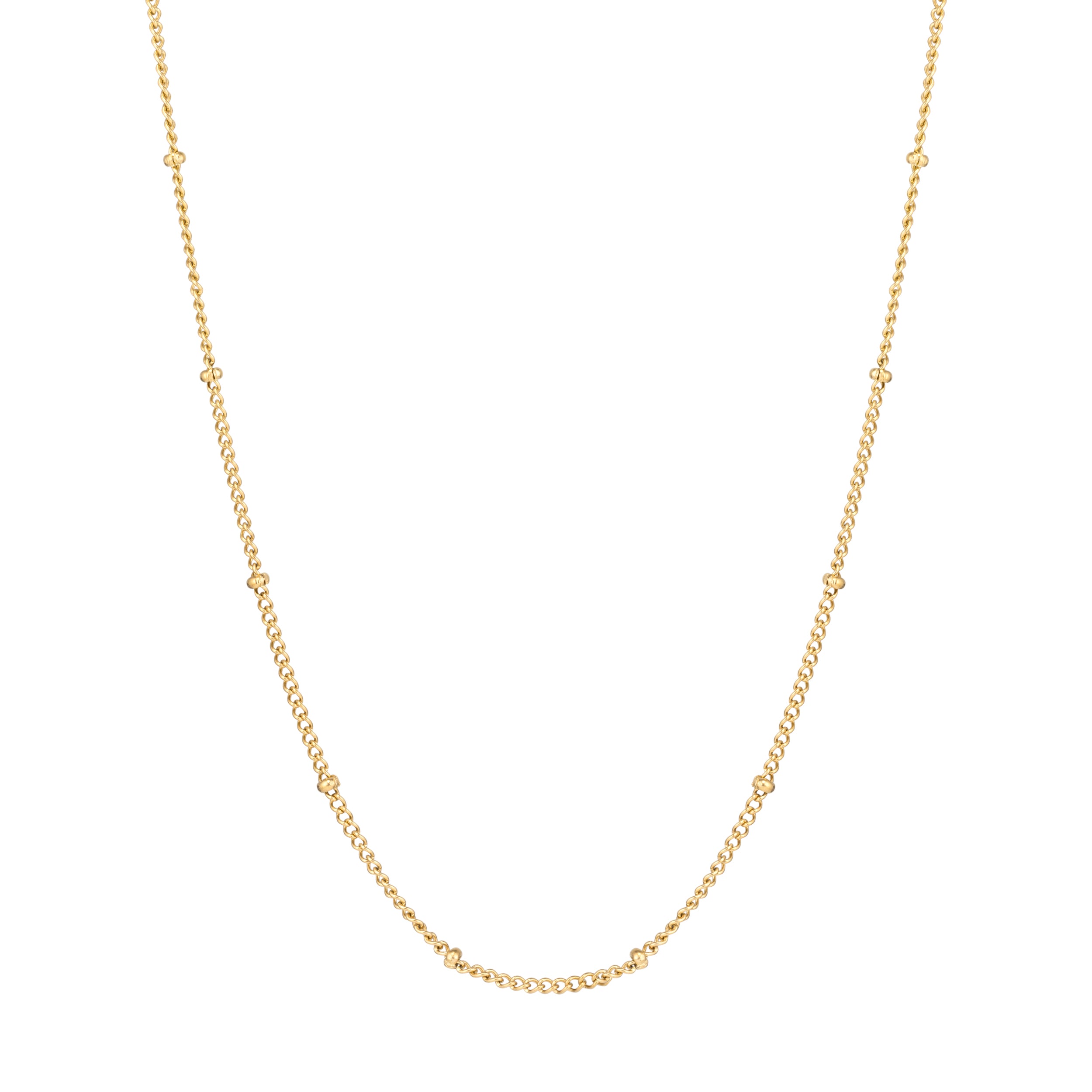 Dainty Ball Chain - Gold