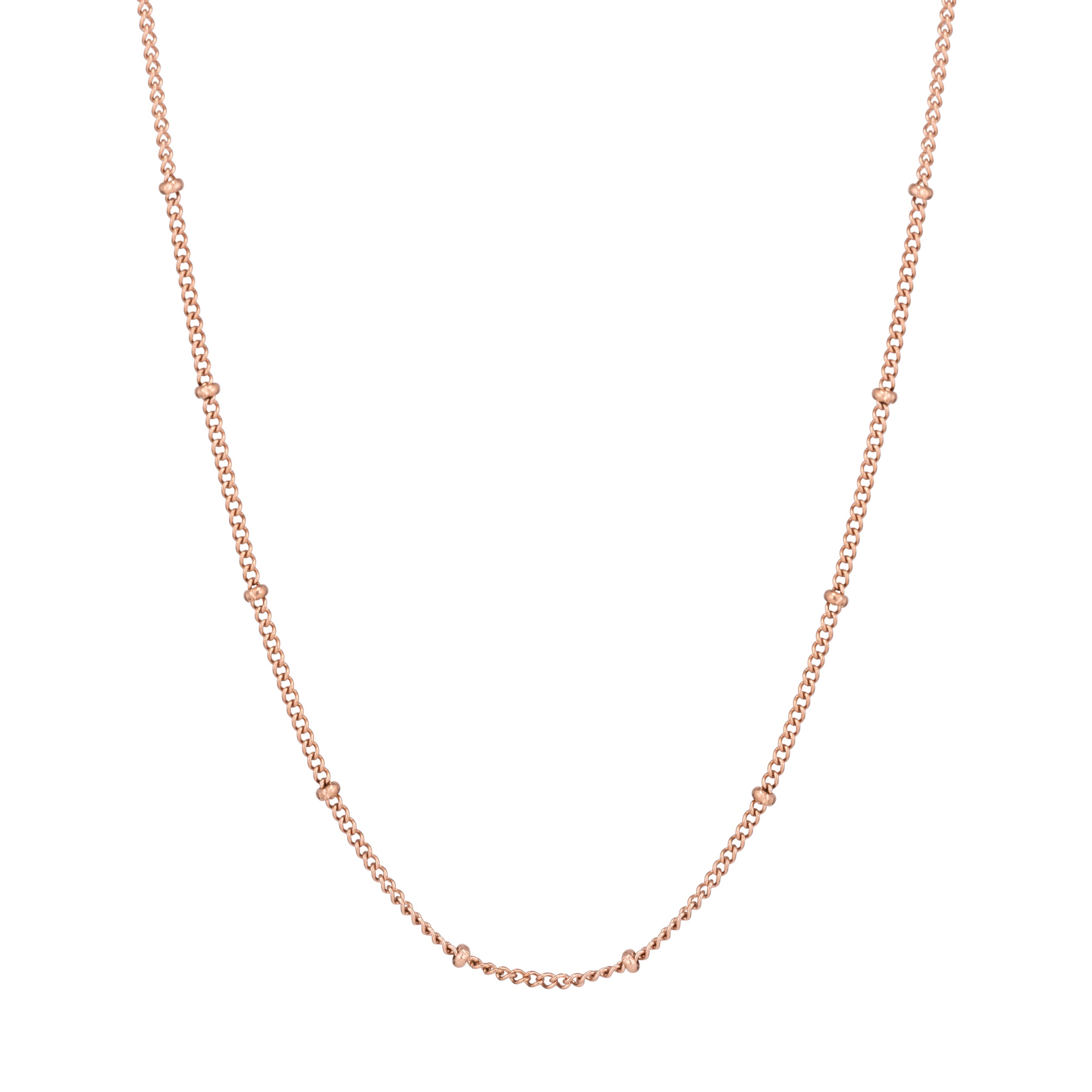 Dainty Ball Chain - Rose Gold