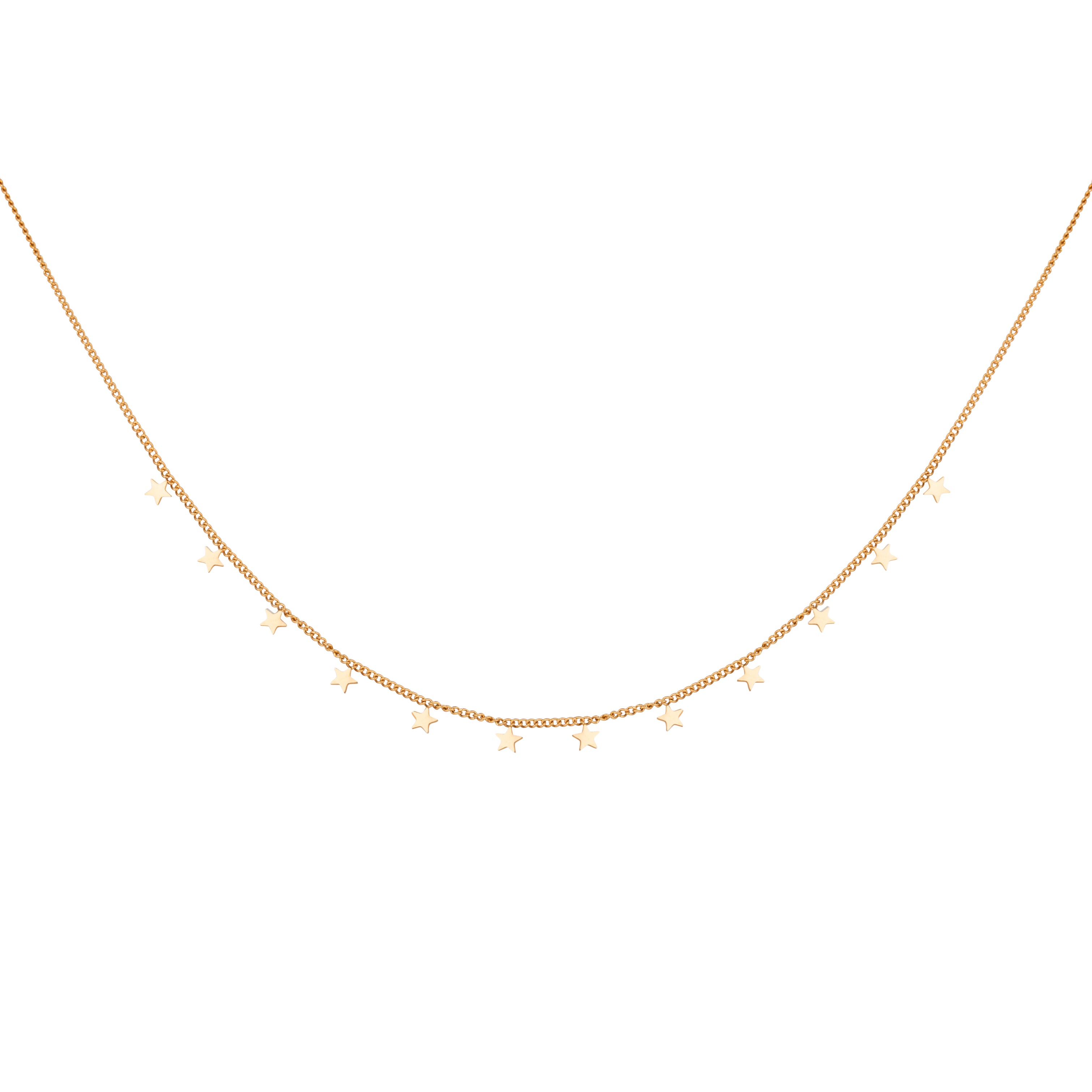 Star Garland Necklace - Gold