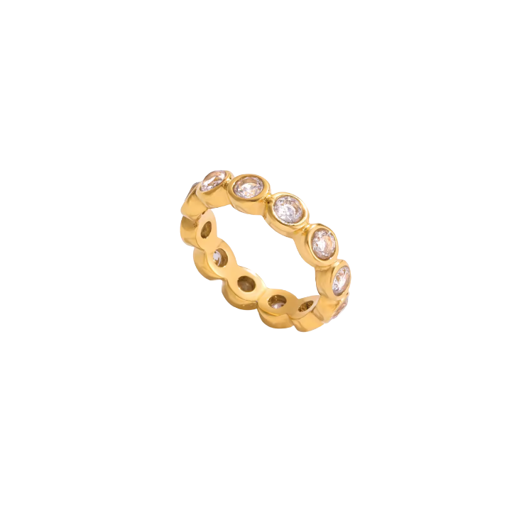 Circle Zircon Band