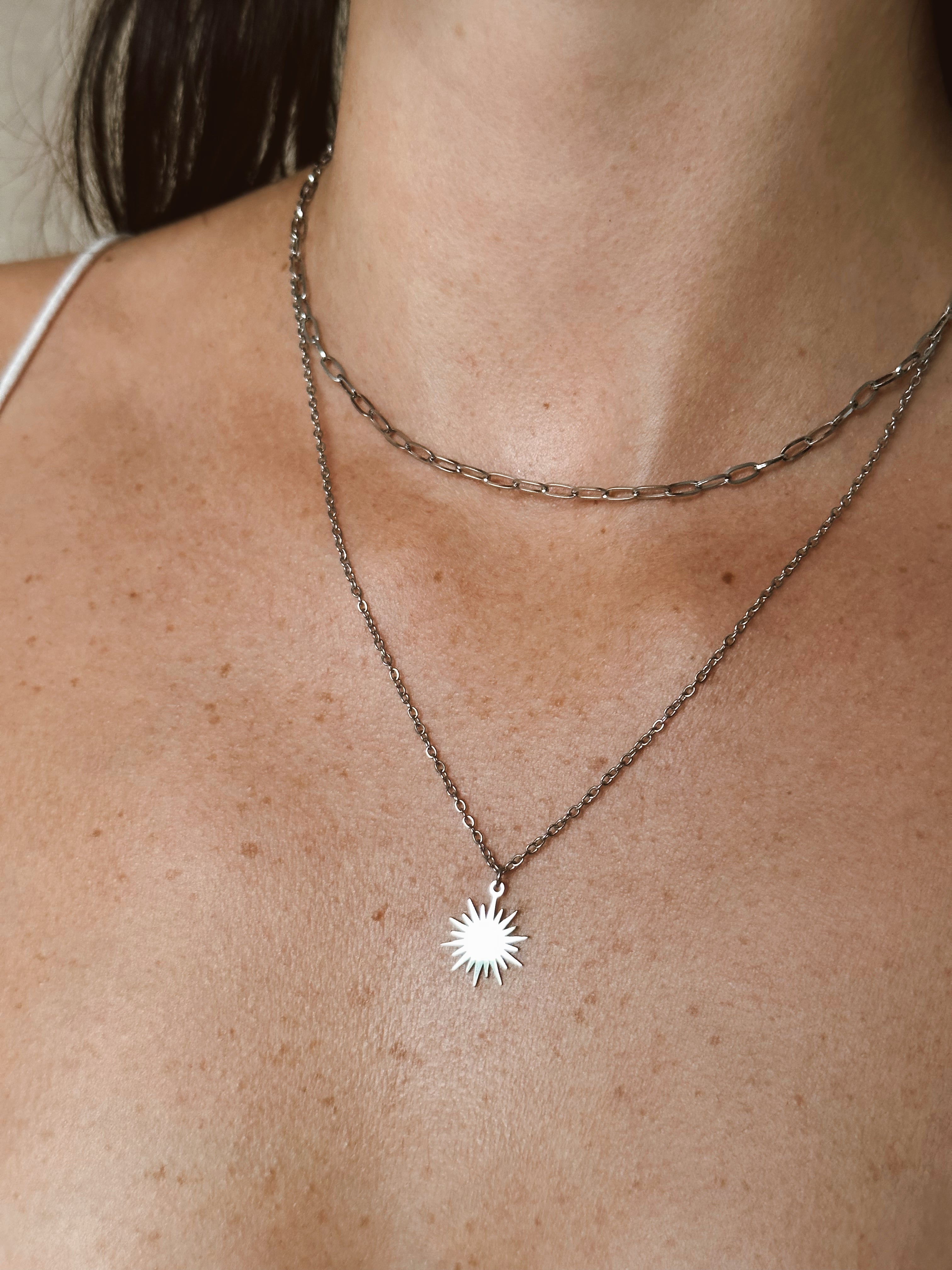 Lightbeam Necklace - Silver