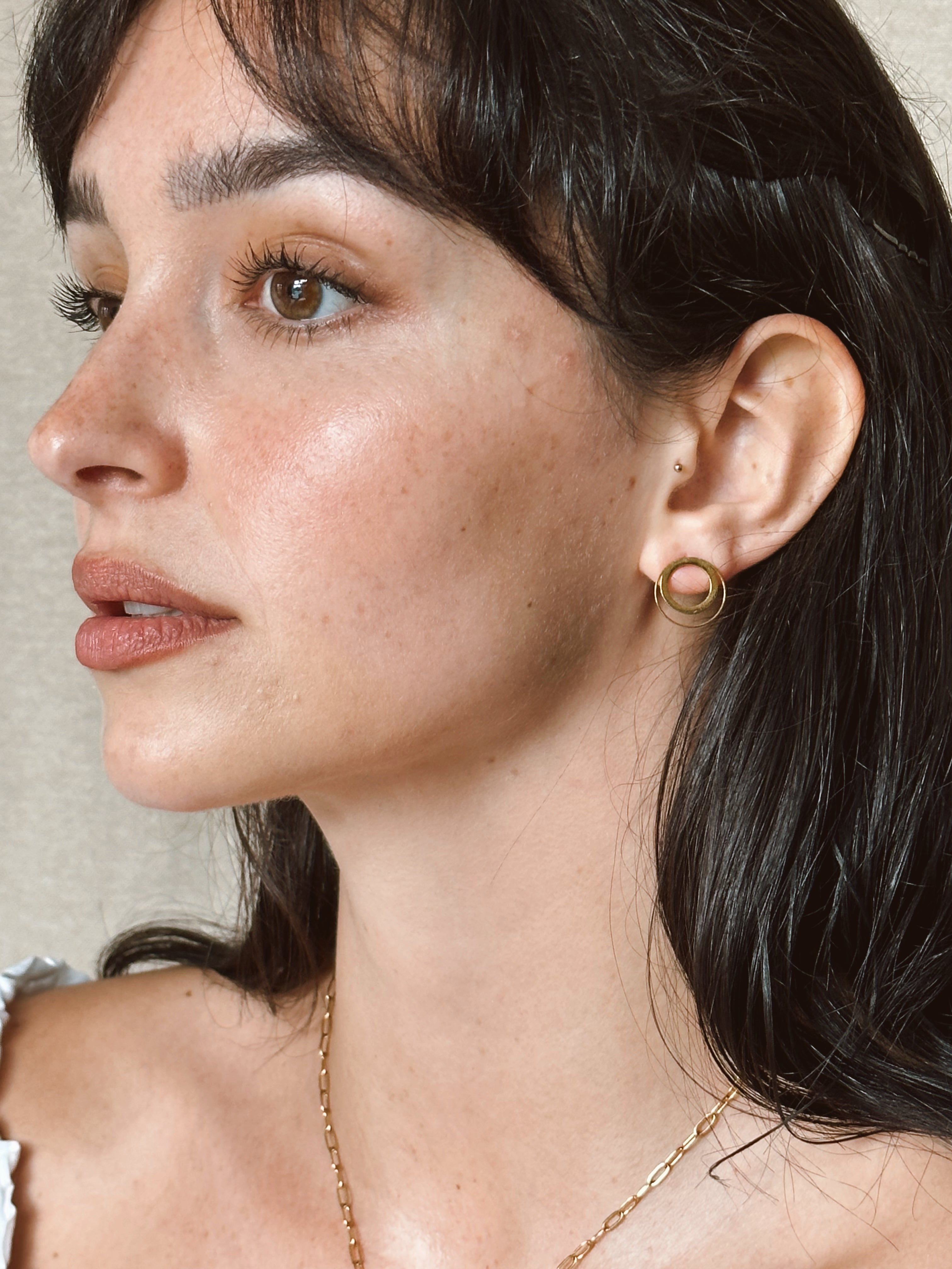 Cielle Stud Earrings - Gold